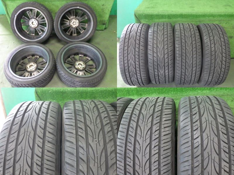 MODELLISTA 245/40R20インチ 8.5J(+40) PCD114.3 5穴 アルミホイール タイヤ モデリスタ 20ヴェルファイア等_画像9