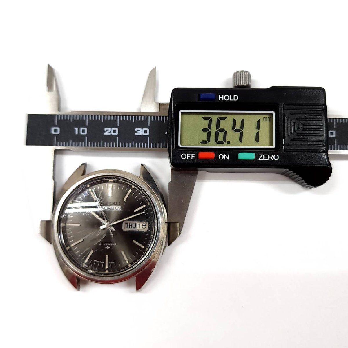 SEIKO セイコー 5ACTUS 5アクタス 7019-7070 デイデイト 自動巻き 稼動品 21石 メンズ 腕時計の画像8