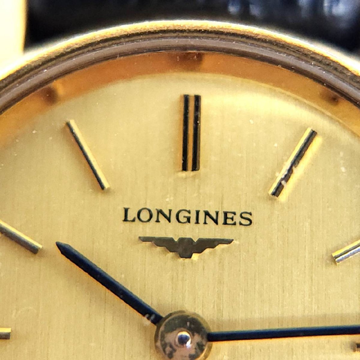 LONGINES ロンジン 手巻き ゴールドカラー ラウンド 稼動品 レディース 腕時計 アンティークの画像8