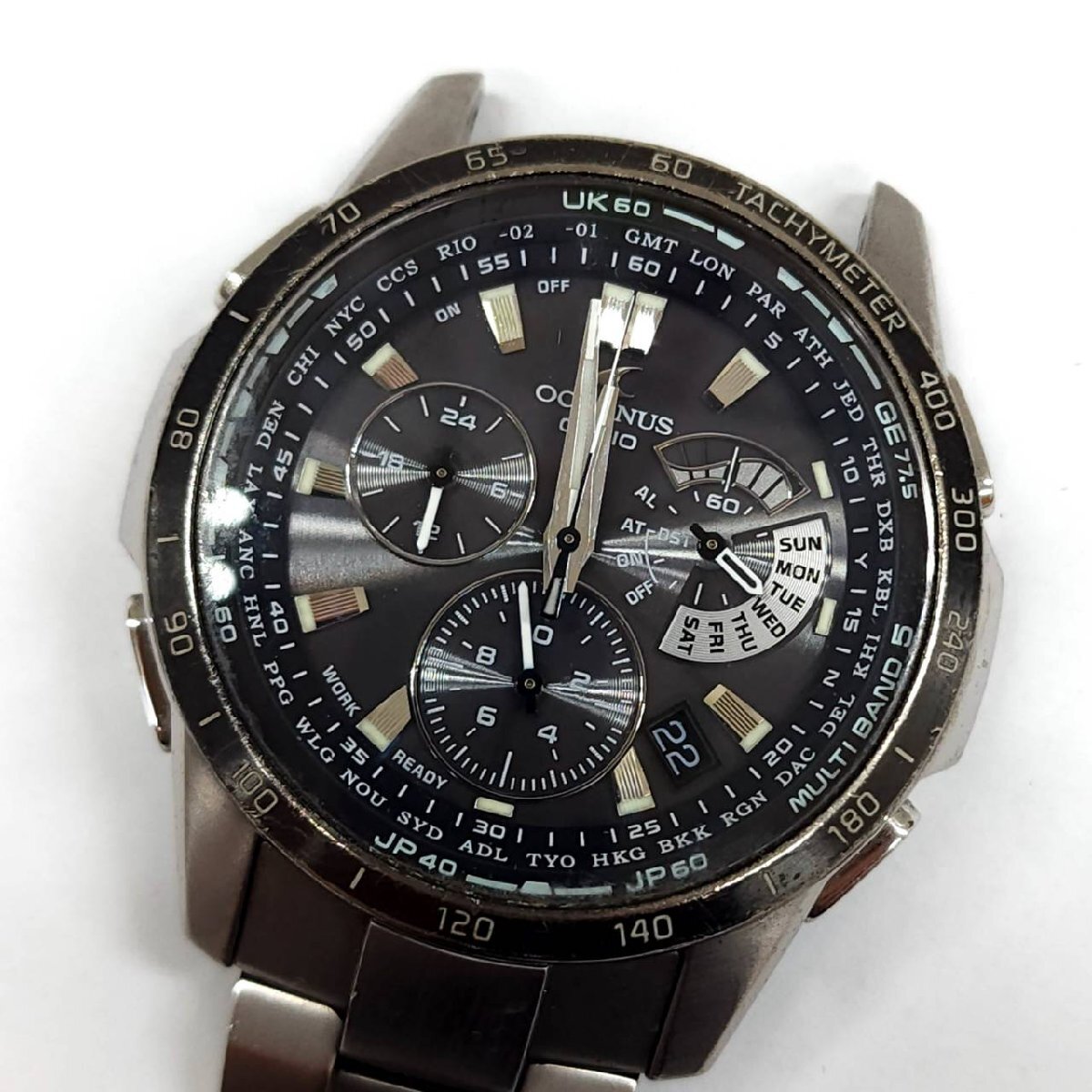 CASIO カシオ OCEANUS オシアナス OCW-M7000 チタン 電波ソーラー 稼動品 メンズ 腕時計の画像1