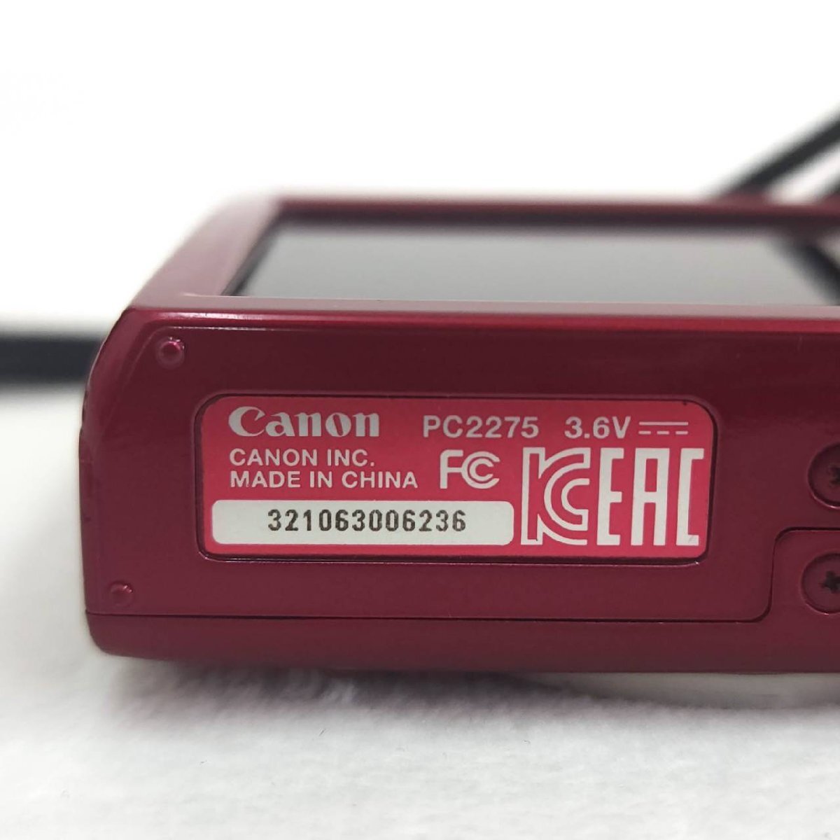 Canon キャノン IXY180 PC2275 レッド コンパクトデジタルカメラ デジカメの画像6
