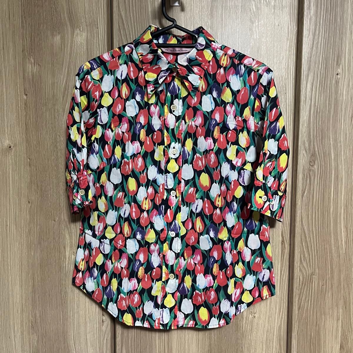 paul smith ポールスミス 花柄チューリップシャツ ブラウス paul smith ポールスミス 花柄チューリップシャツ ブラウス