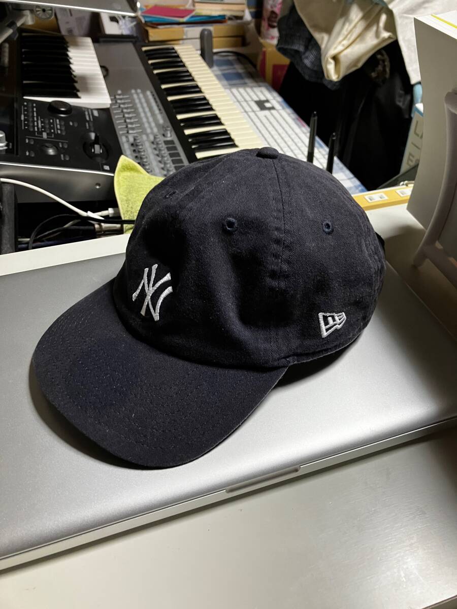 NEW ERA NY ニューエラ 帽子 キャップ ベースボールキャップ ブラック RN11493／美品USED