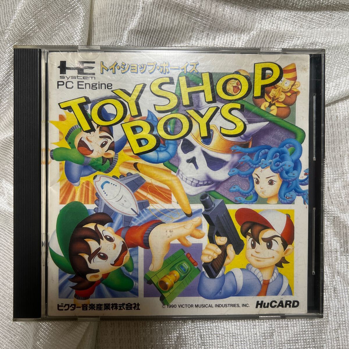 PCE ※ソフト欠品※ トイ・ショップ・ボーイズ ケースと説明書のみ PCエンジン TOY SHOP BOYS_画像1