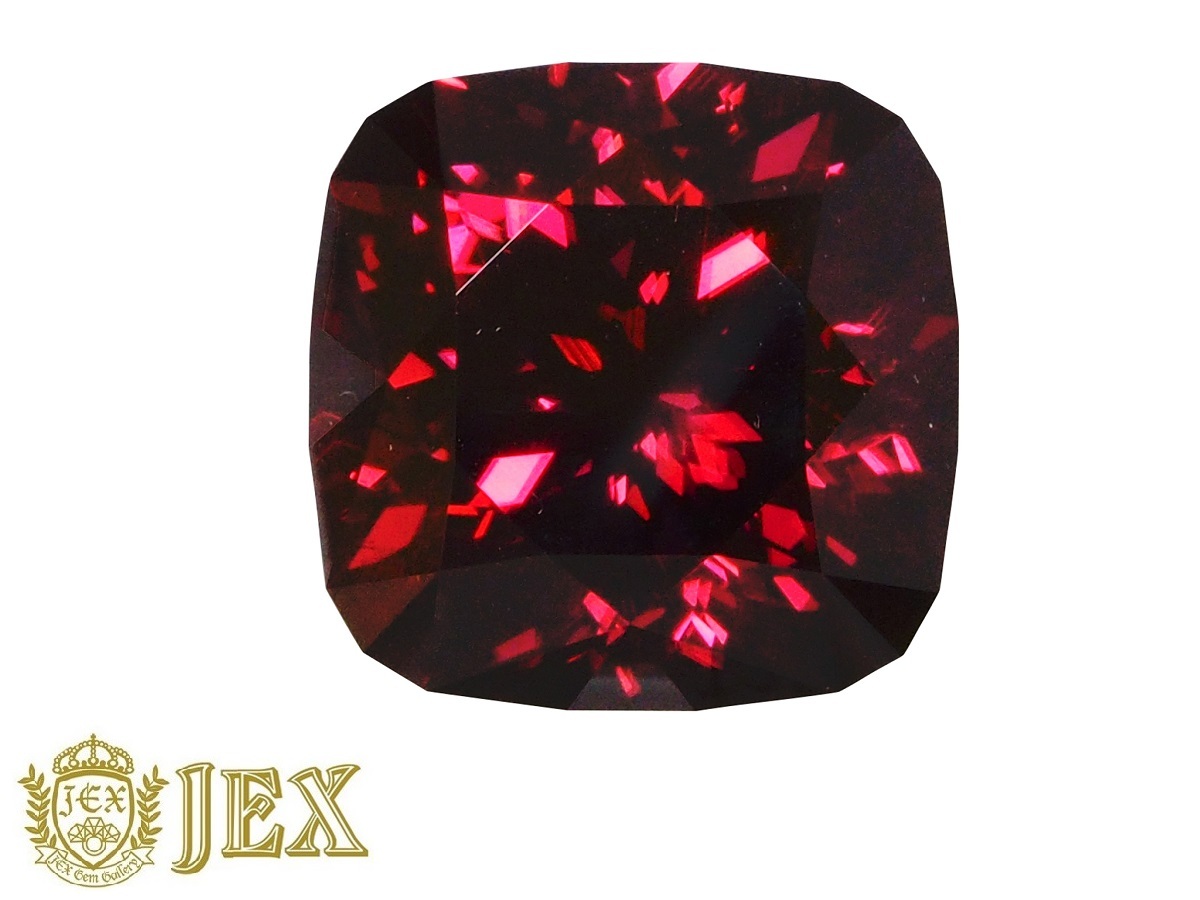 Red zircon red zircon loose unused goods NO.47342