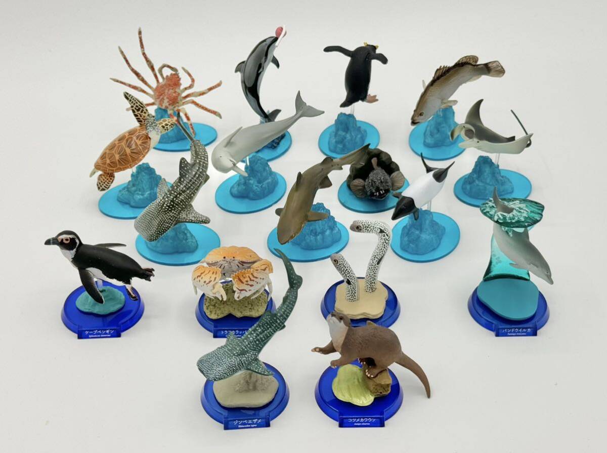  Kaiyodo AQUATALES море. . позиций ..AQUARIUM FIGURE COLLECTION японский аквариум море. фирма море . павильон большой . aqua world сосна ... .