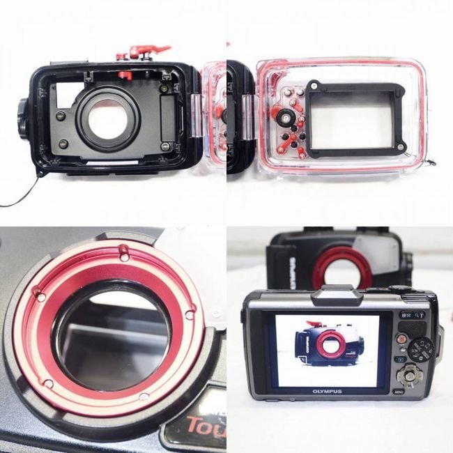  Olympus Tough TG-1 camera original PT-053 housing set underwater camera ( ultimate beautiful goods )