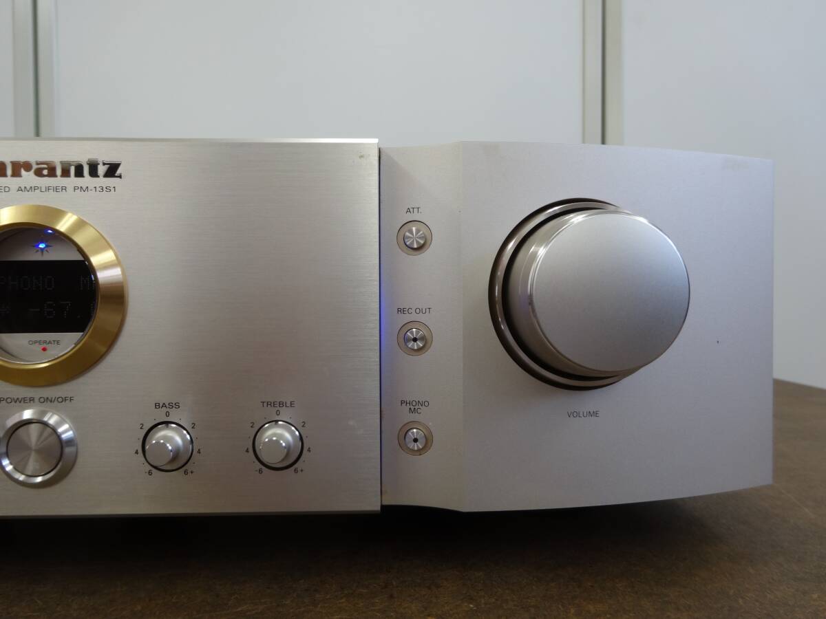 marantz マランツ プリメインアンプ PM-13S1 取説・リモコン・元箱付の画像3