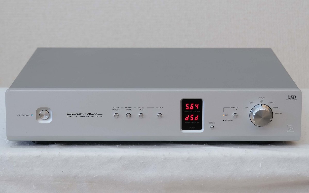 ◆『LUXMAN（ラックスマン）DA-06』PCM384kHz/32bit,DSD5.64MHz対応 USB DAC AES/EBU 2013年製 ◆ 動作良好・標準的な状態の中古品です！の画像1