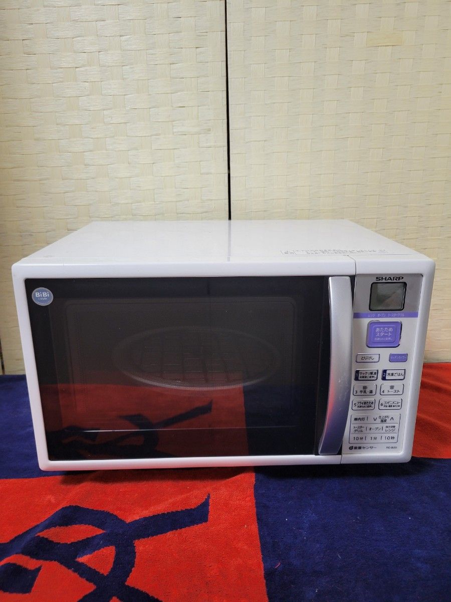 SHARPオーブンレンジ 品番RE-Bi20-WB/ ヘルツフリー/サックリ SHARPオーブンレンジ 品番RE-Bi20-WB/ ヘルツフリー/サックリ