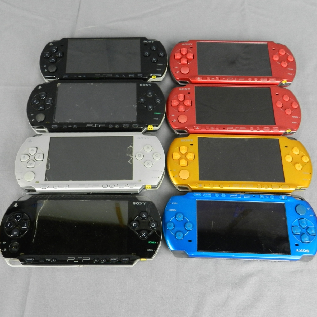 「#期間限定」のおすすめ人気ランキング P341★SONY PSP-1000/2000/3000 本体 計8台◎ジャンク 4/8★A PSP3000シリーズ