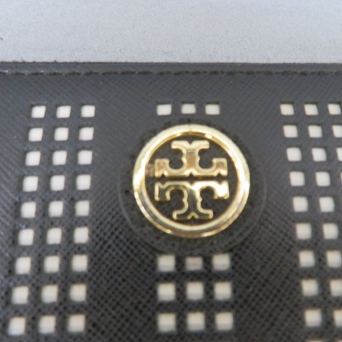 K741★TORY BURCH トリーバーチ ラウンドファスナー 長財布 黒 4/22★Aの画像2