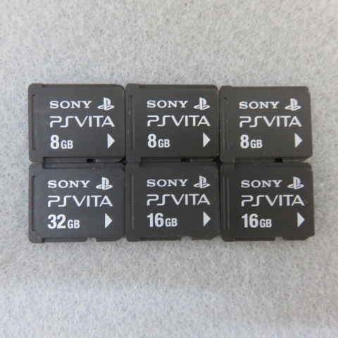 C333★SONY PS Vita　メモリーカード 8GB/16GB/32GB　計6枚 動作未確認 4/29★F_画像1