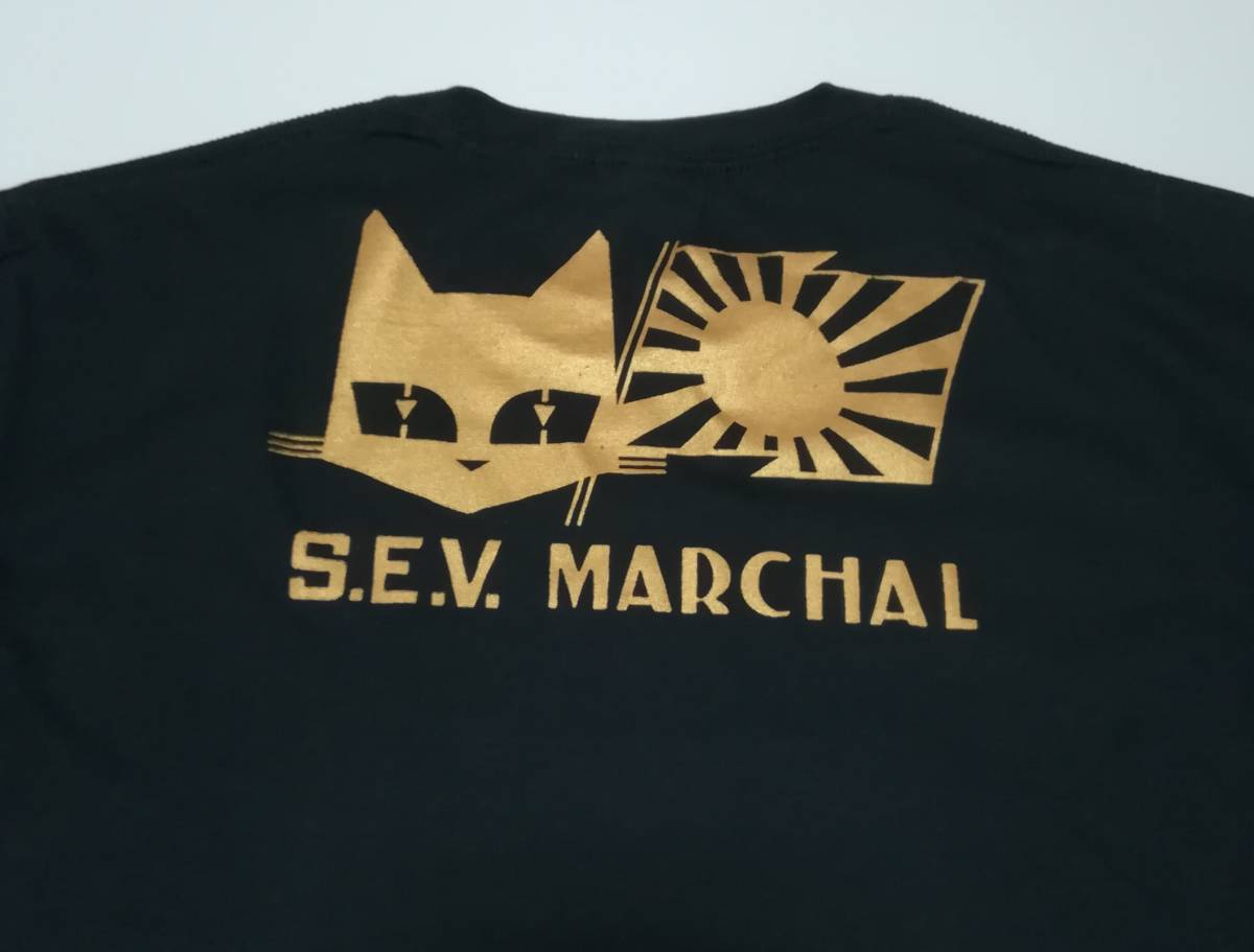 S.E.V MARCHAR・マーシャル・日章旗・ゴールド・黒・M_画像2