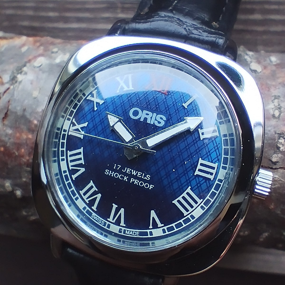 ●希少！●オリス■ORIS 手巻き機械式1980年代ヴィンテージメンズ腕時計アンティーク即納　男性人気ブランド0414f_画像2