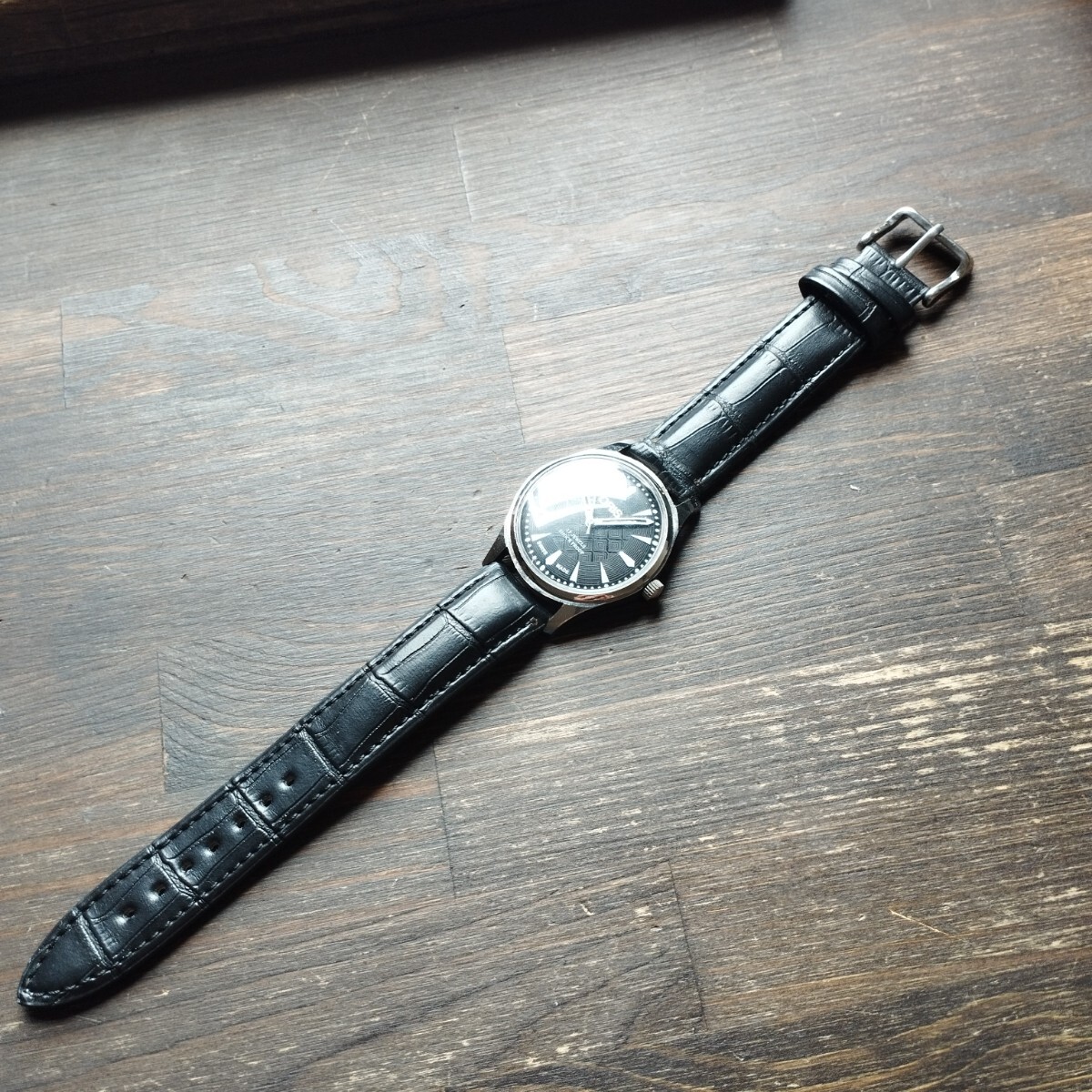 * редкий!* Oris #ORIS механический завод автоматический 1980 годы Vintage мужские наручные часы античный немедленная уплата мужчина популярный бренд 0421j