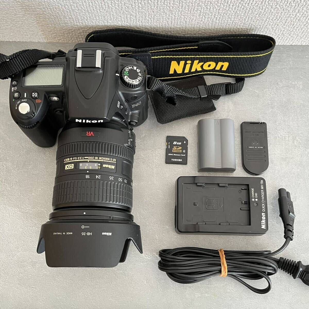 Nikon ニコン D90 デジタル一眼レフ AF-S NIKKOR 18-200mm F3.5-5.6 カメラ レンズセット デジタルカメラの画像10