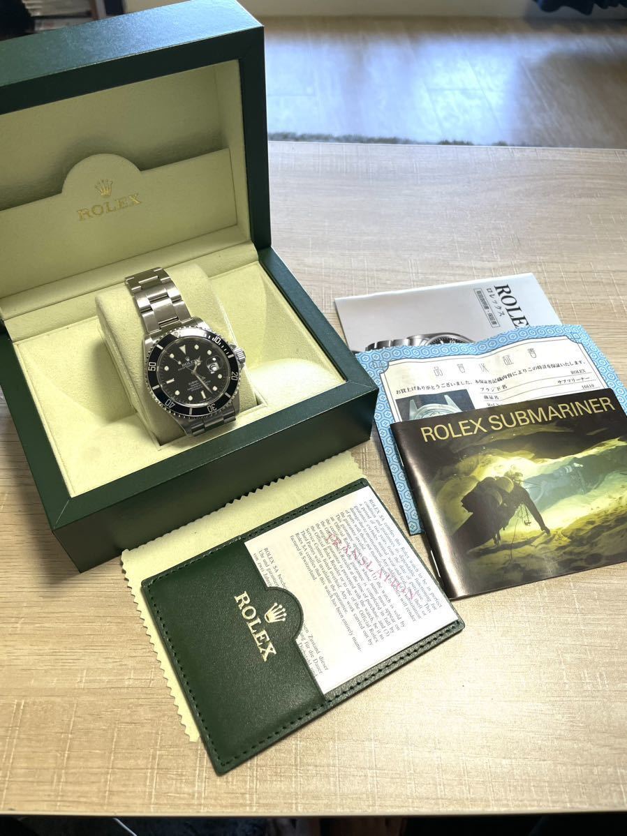 ロレックス サブマリーナデイト 16610 M番 自動巻 時計 Rolexの画像1
