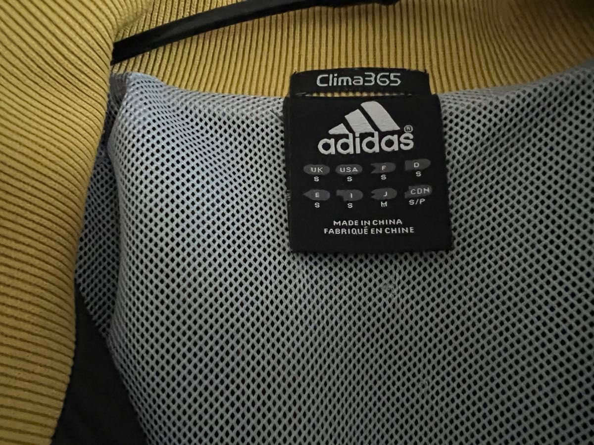 adidas アディダス CLIMA365 ■ ジャケット ジャンパー ジャージ 黒×金