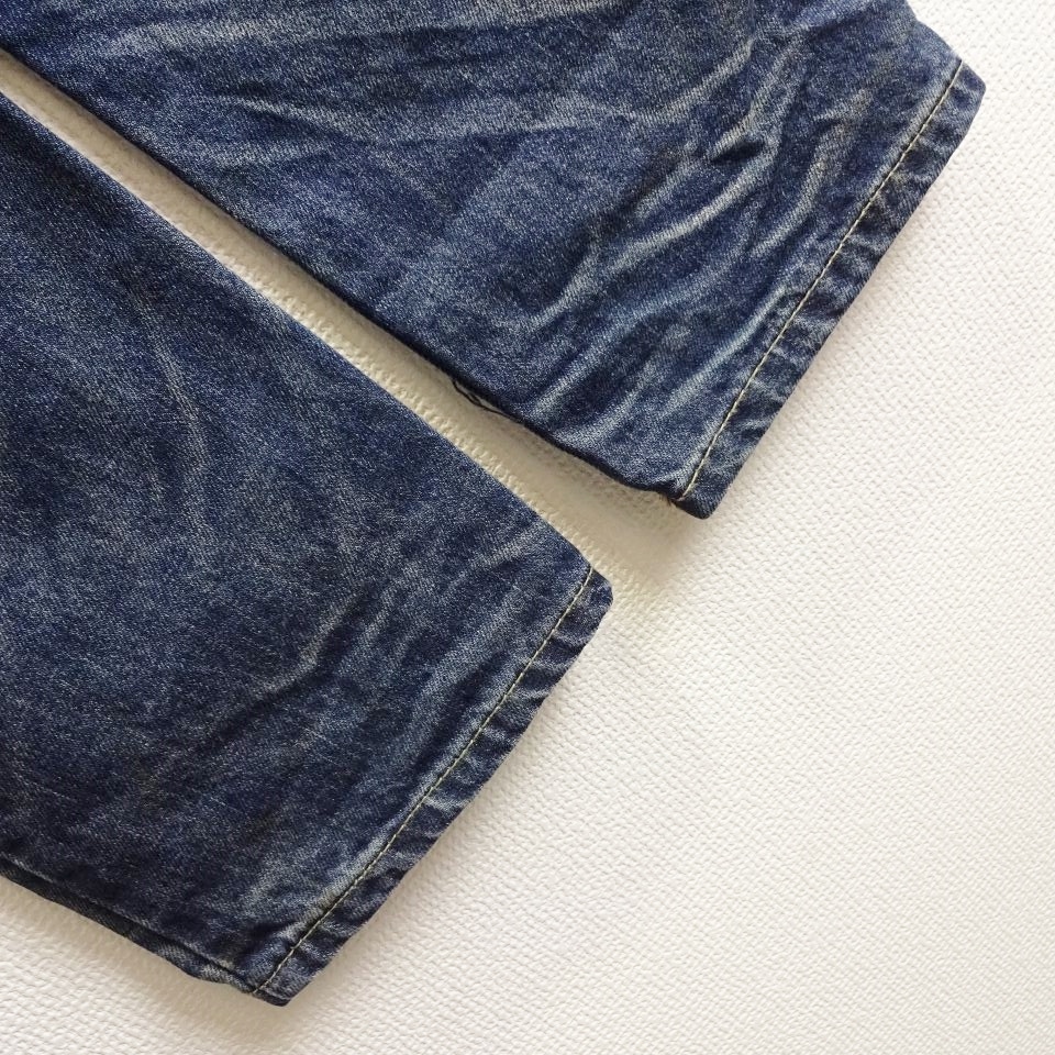  быстрое решение * без доставки * Лолита джинсы semi тугой распорка Denim W70cm женский индиго синий Lolita Jeans H234