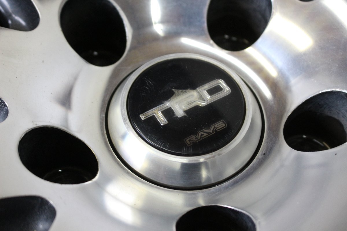 ★☆ TRD TF2 RAYS製 トヨタOP ★☆ 18×8J +47 PCD114.3/5H ハブ径60 4本 クラウン エスティマ ★迅速発送 店頭受け取り対応 長野県の画像6