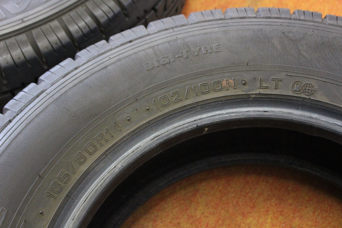 ★☆ 185/80R14 102/100N LT 2本 ★☆ DUNLOP ENASAVE VAN01 エナセーブ バン用 185R14 8PR相当 ★迅速発送 店頭受け取り対応 長野県_画像8