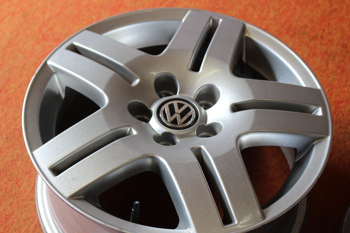 ★☆ VW フォルクスワーゲン純正 ★☆ 15×6J +38 PCD100/5H 4本 ゴルフ4 ★迅速発送 店頭受け取りも対応 長野県_画像3