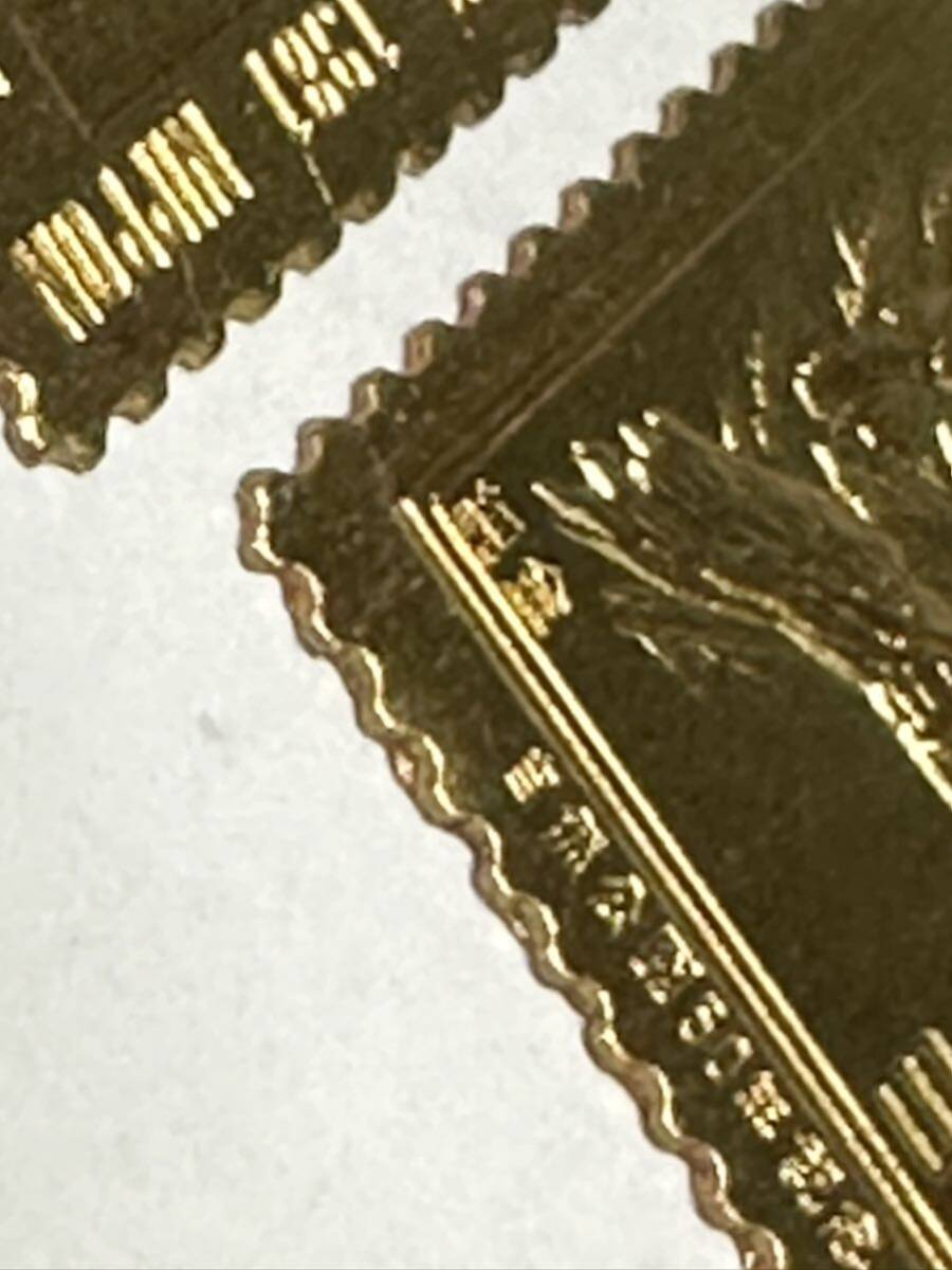 希少 純度保証 松本徽章工業 純金 金属工芸品 まとめて2枚 5.88g の画像6