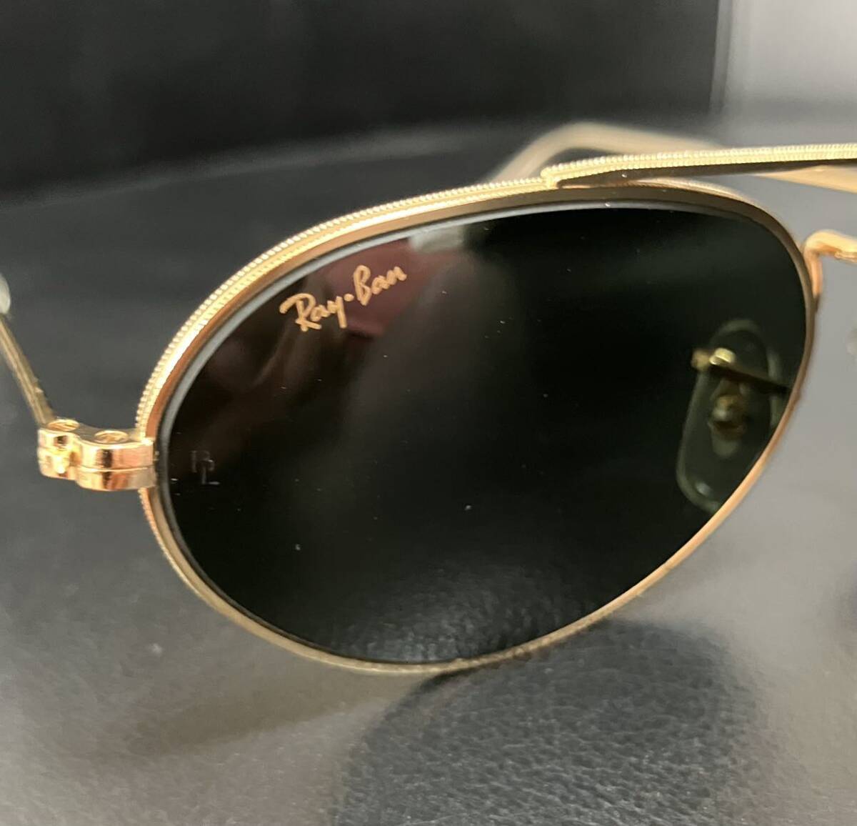 Ray-Ban サングラス ヴィンテージ　オーバルブレイスバーゴールド_画像5