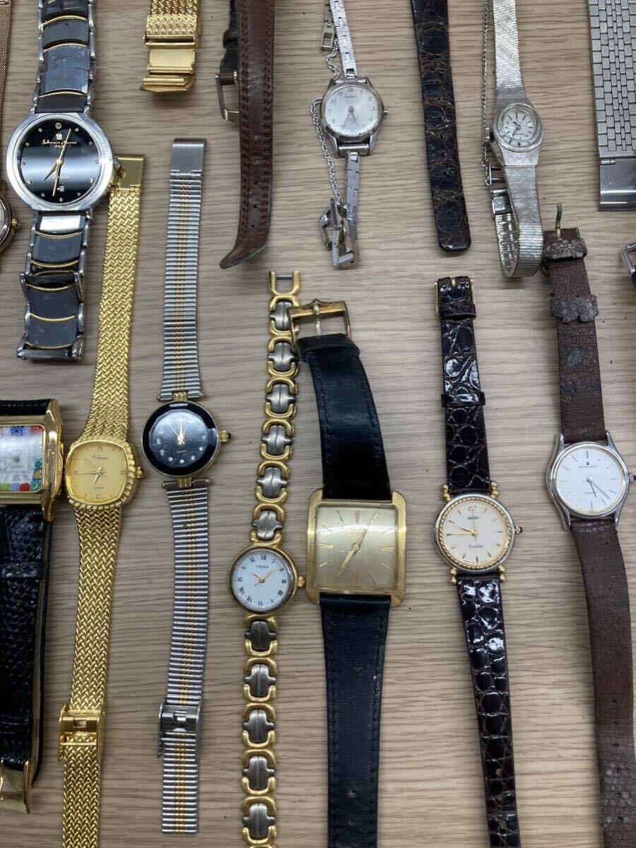 1円から！超大量！ 腕時計SEIKO EXCELINE CASIOなど稼働不稼働品34個おまとめ！の画像5