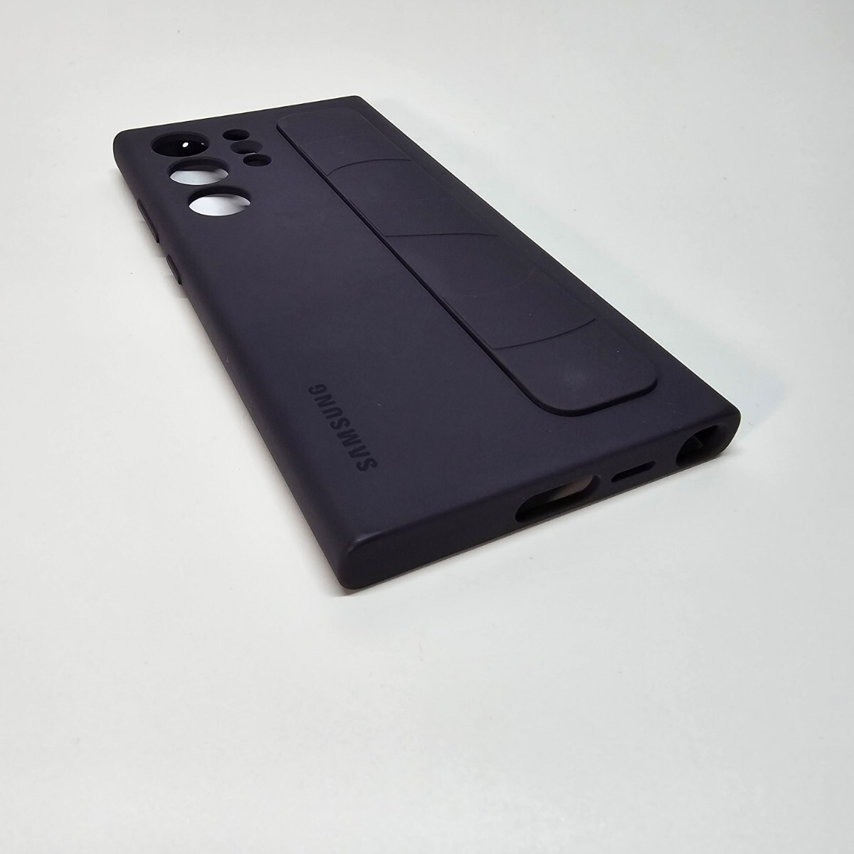 Galaxy S24 Ultra Standing Grip Case ダークバイオレット Samsung純正品_画像3