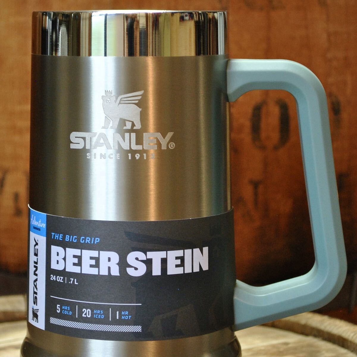 スタンレーSTANLEYクラシック真空グロウラー1.9L＆真空ジョッキ0.7Lの2点セット【シルバー】正規品 アウトドア キャンプ BBQ ギフト_画像8