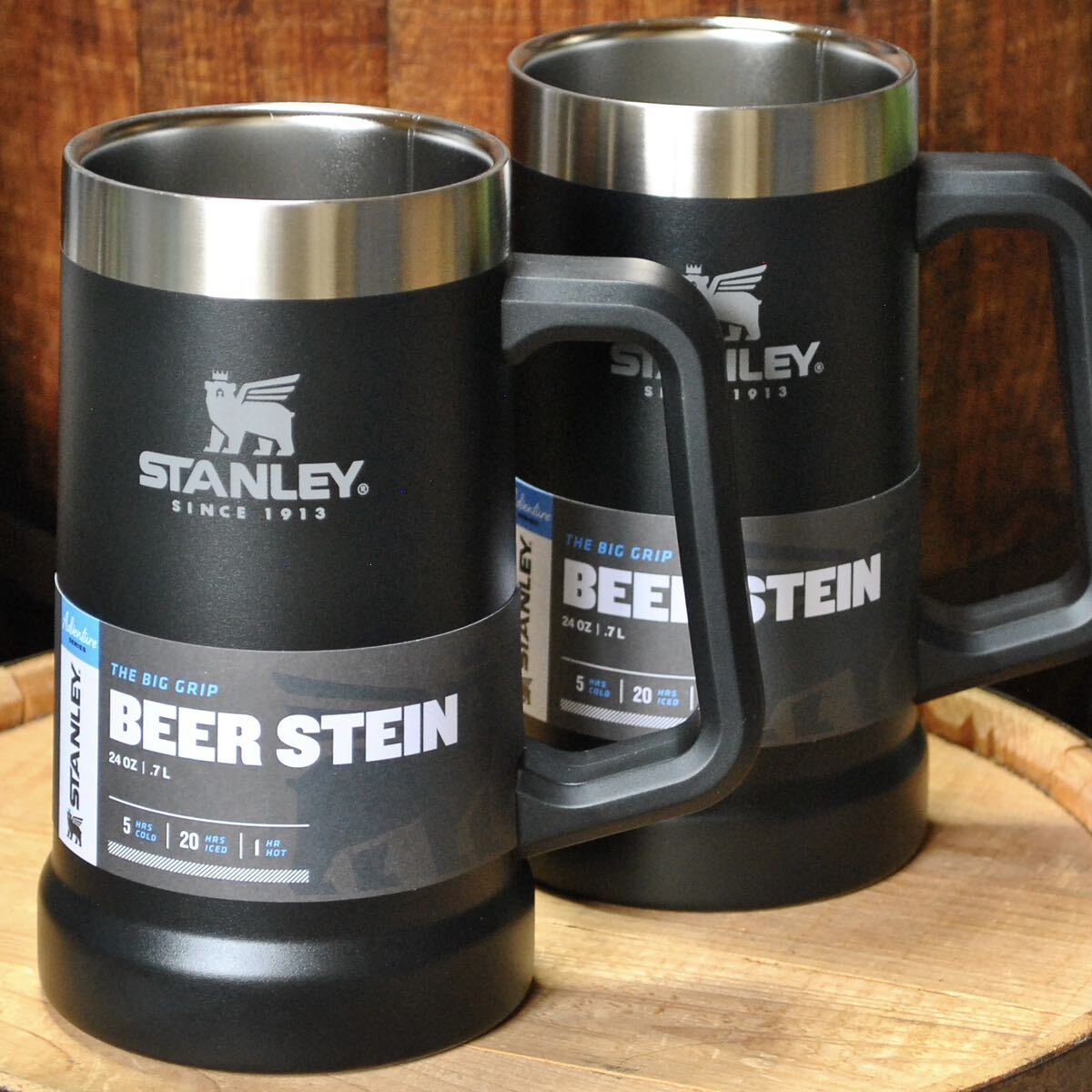  Stanley STANLEY вакуум кувшин 0.7L[ матовый черный 2 позиций комплект ] стандартный товар вакуум изоляция термос пиво кувшин кружка для пива пара уличный BBQ