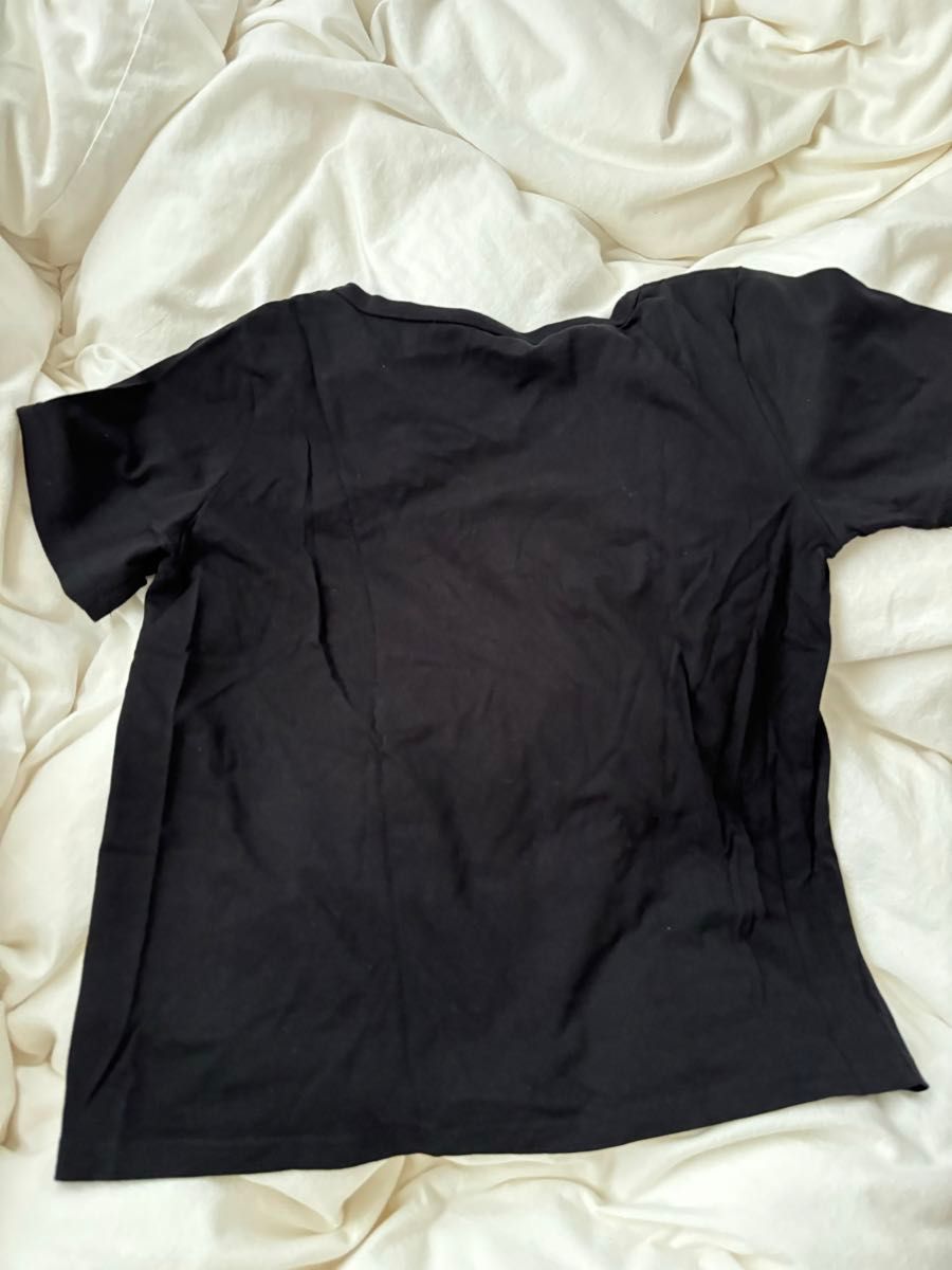 【新品未使用】アース　Tシャツ 黒　レディース　L