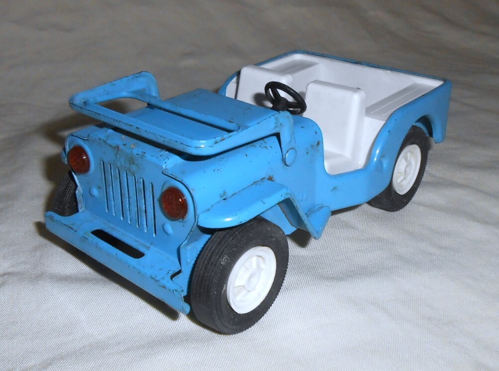Tonka トンカ JEEP ジープ 車長約15.5cm ブリキ 玩具 車おもちゃ ミニカー 昭和レトロ_画像2