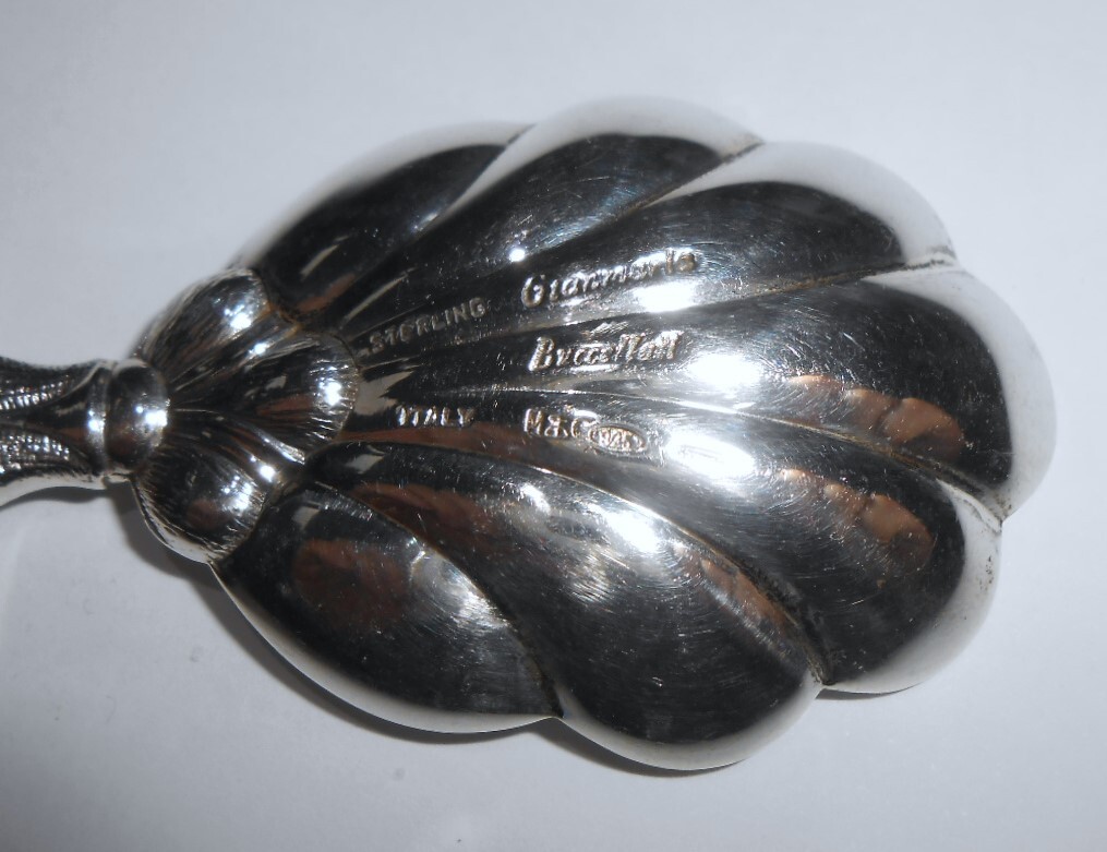 GIANMARIA BUCCELLATI 銀製 ティースプーン 約7.3cm 約29.1g STERLING 925 ITALY ジャンマリア ブチェラッティ 茶匙 の画像6