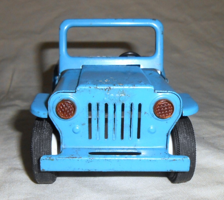 Tonka トンカ JEEP ジープ 車長約15.5cm ブリキ 玩具 車おもちゃ ミニカー 昭和レトロ_画像4