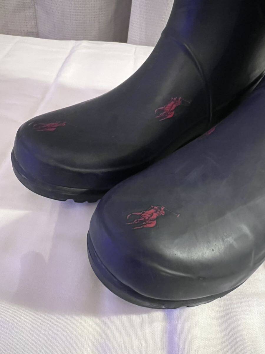 POLO  Polo Ralph Lauren   иконка  принт  25.5cm  дождь   ботинки  ... обувь 