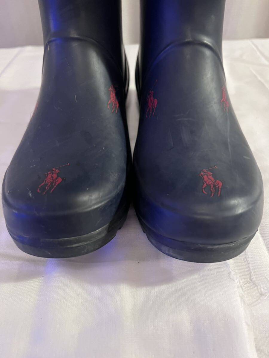 POLO  Polo Ralph Lauren   иконка  принт  25.5cm  дождь   ботинки  ... обувь 