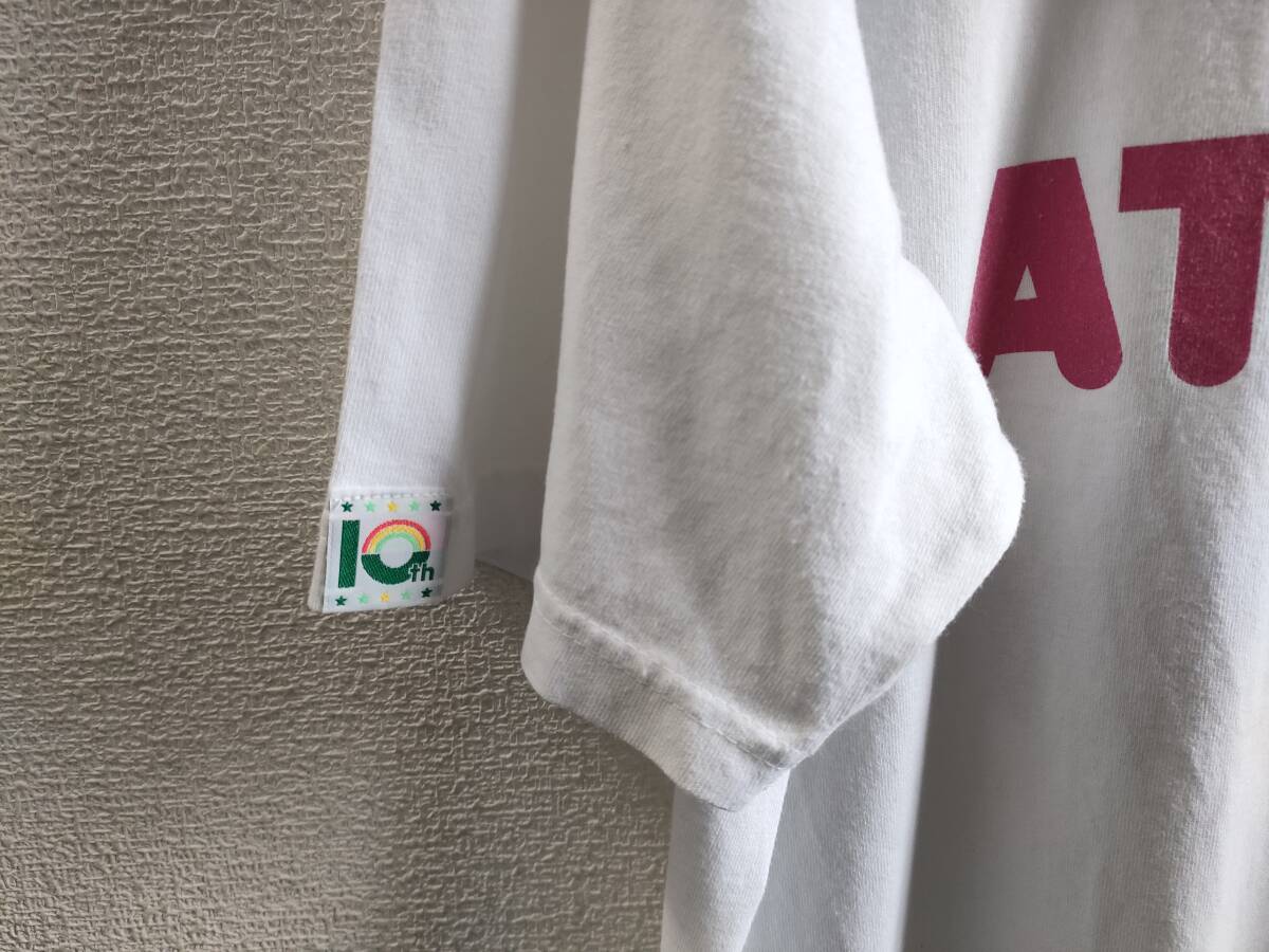 アスレタ ATHLETA ランドリー LAUNDRY コラボTシャツ（半袖）白 sizeL 中古 A_画像3