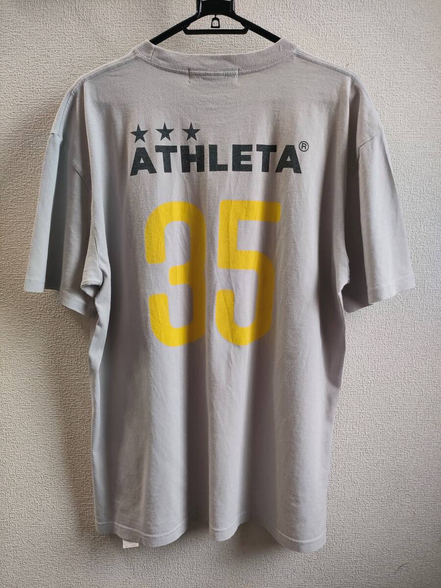 アスレタ ATHLETA プリントTシャツ（半袖）グレー sizeL 中古の画像4