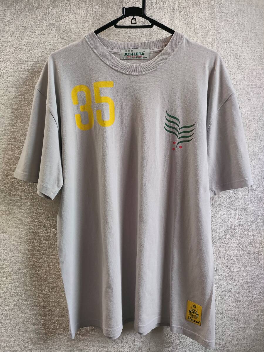 アスレタ ATHLETA プリントTシャツ（半袖）グレー sizeL 中古の画像1