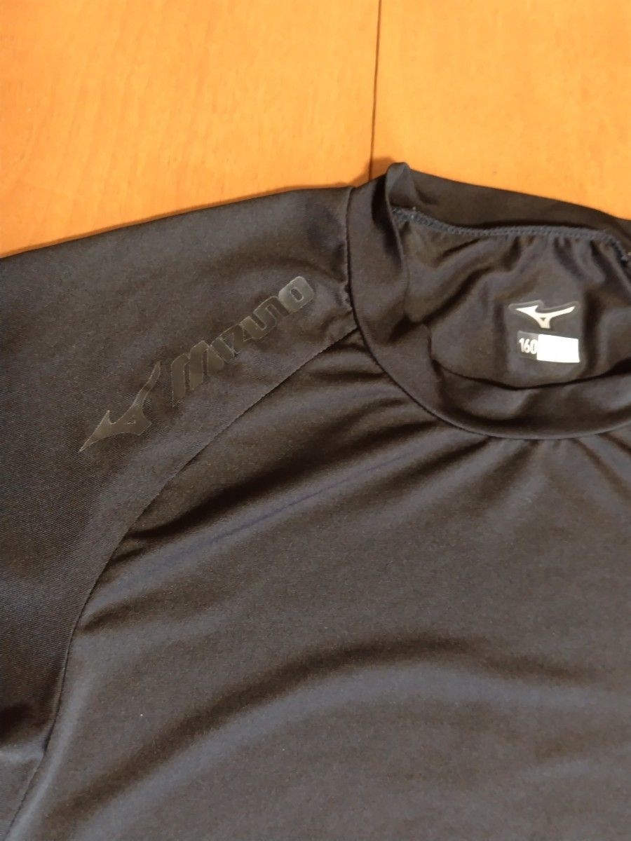 mizuno ミズノ アンダーシャツ 黒 半袖 160cm 2枚セット