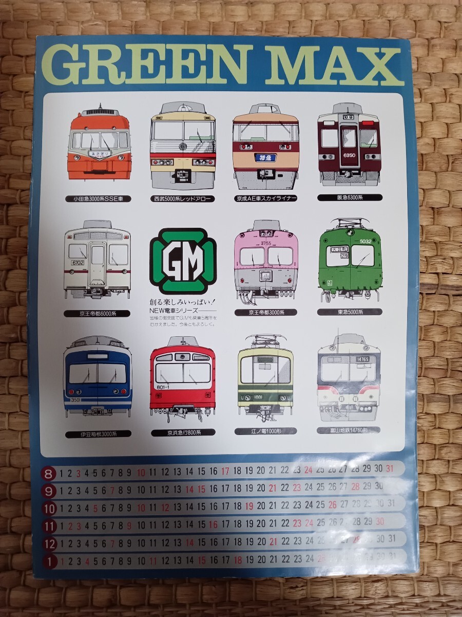 グリーンマックス GREEN MAX カタログ GMカタログ 1980年 鉄道模型 Nゲージ（鉄道資料 鉄道カタログ 貴重）_画像4