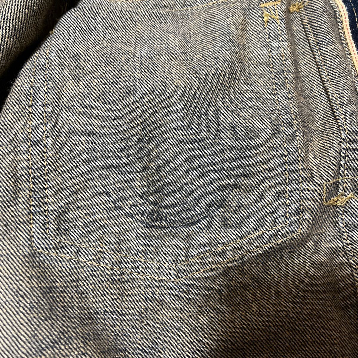 Levi’s 71507xx 2nd サイズ40 復刻BIGE濃紺の画像9