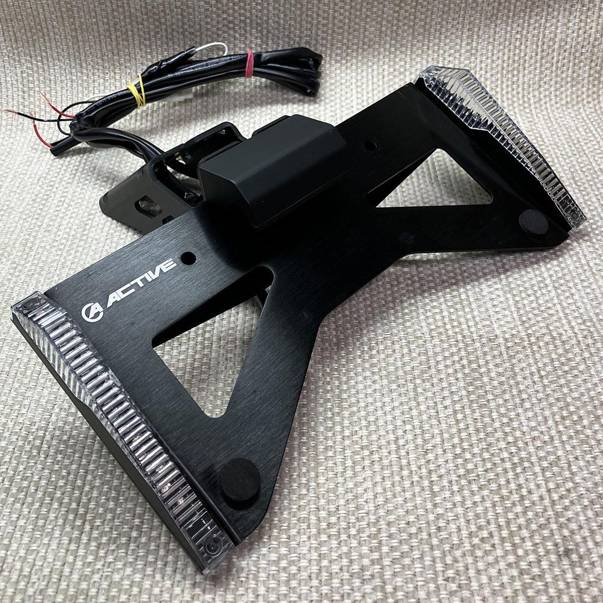 【正常動作】ZX-6R フェンダーレスキット ライセンスホルダー付LEDウインカー リフレクターキット 3点セット ACTIVE カワサキ KAWASAKIの画像2