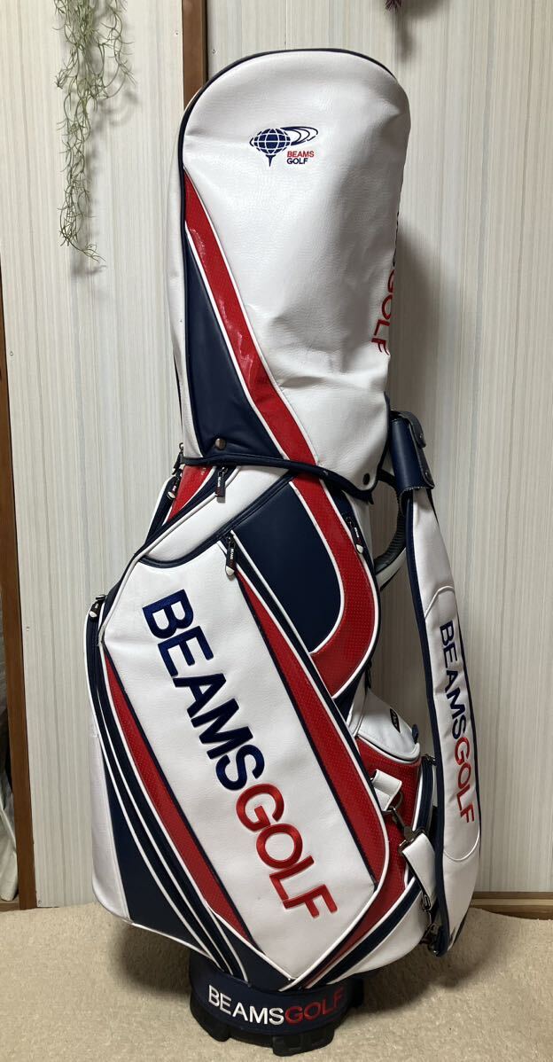 BEAMS GOLF ビームスゴルフ ツアープロ キャディバッグ　ゴルフバッグ 9型 9インチ_画像1