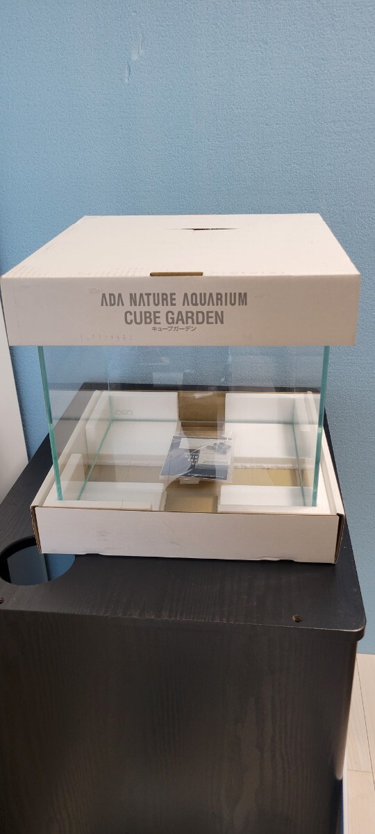  бесплатная доставка не использовался ADA Cube сад 30 все стекло аквариум 300 Cube 