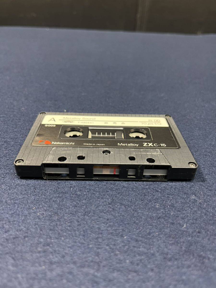 Nakamichi Metalloy tape ZX C-15 S009 非売品 ナカミチ カセットテープ メタロイテープ メタルテープ 中古品の画像8