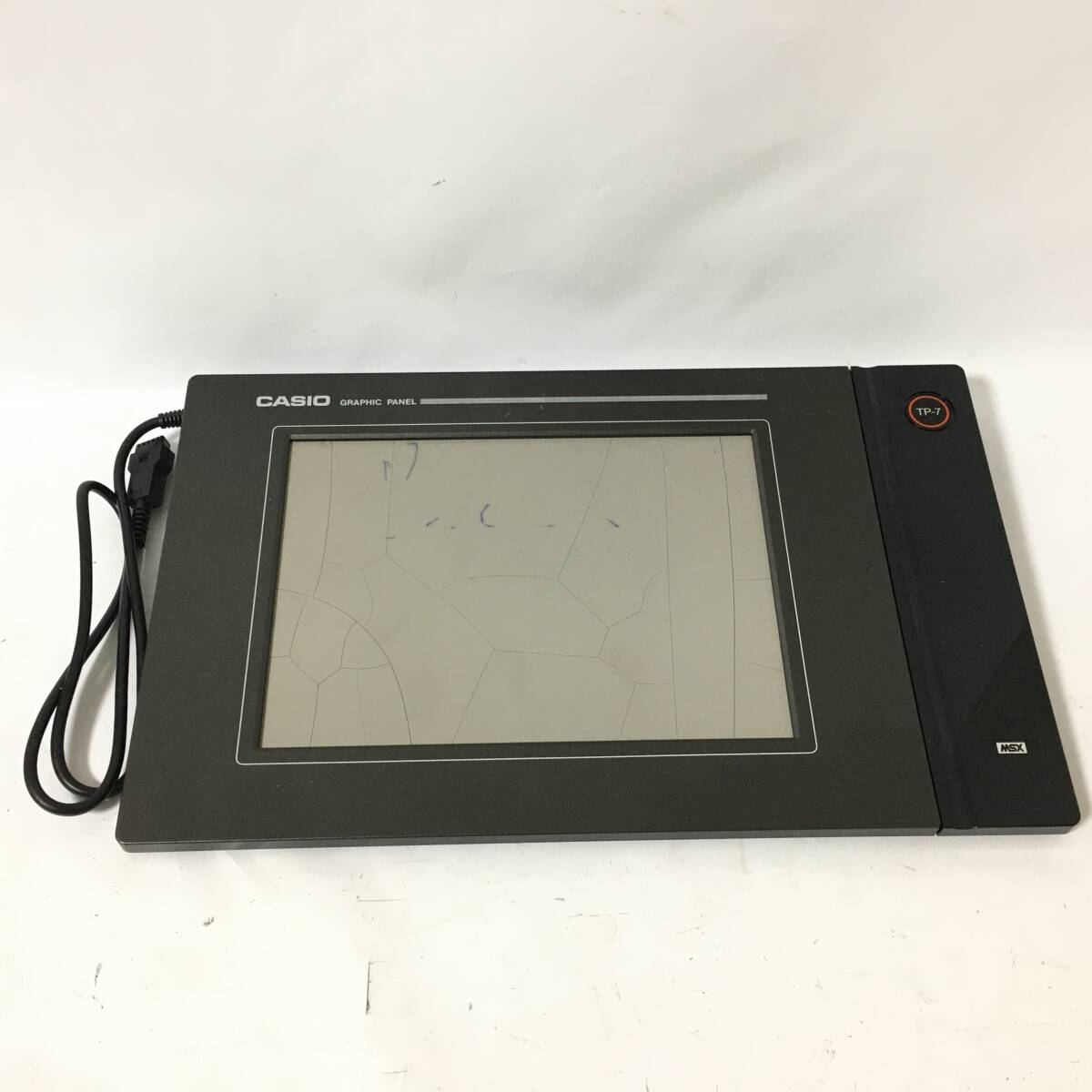 ★現状品★CASIO カシオ MSX パーソナルコンピュータ PERSONAL COMPUTER PV-16 / EXPANSIVE UNIT KB-7 BK / GRAPHIC PANEL TP-7 セット の画像7